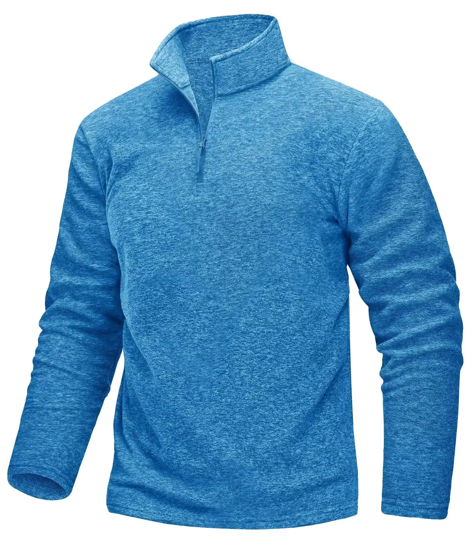 1/4 Zipper Collar Spring Fleece Sweaters For Men