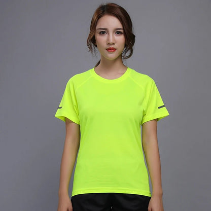 Women Sport Shirt Quick Dry Jersey - JasrotaTees4000161658273 - Fluorescent green - XS