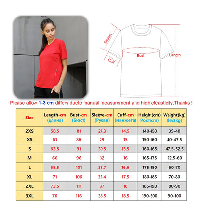 Yoga Running O-Neck Tee For Women Short Sleeves