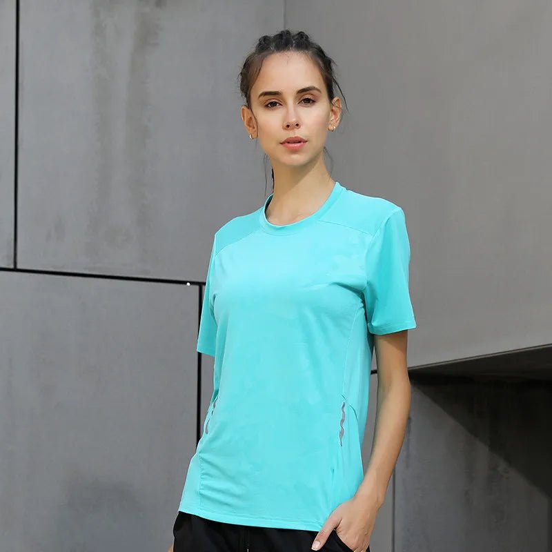 Yoga Running O - Neck Tee For Women Short Sleeves - JasrotaTops & Tees32863377034 - orange - XXS