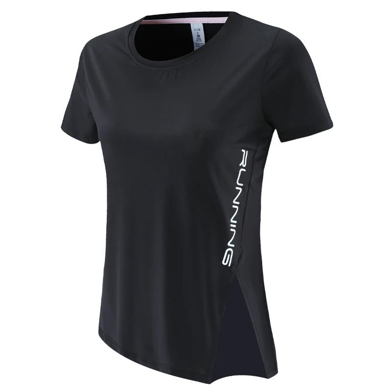 Woman Open Slim Short Sleeves Tee - JasrotaTops & Tees1005003812411700 - black - L