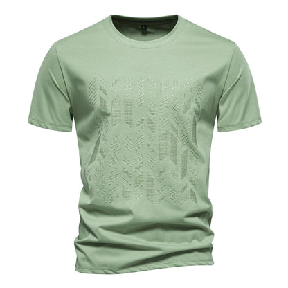 Summer Cool Cotton Blend T-Shirt for Men 