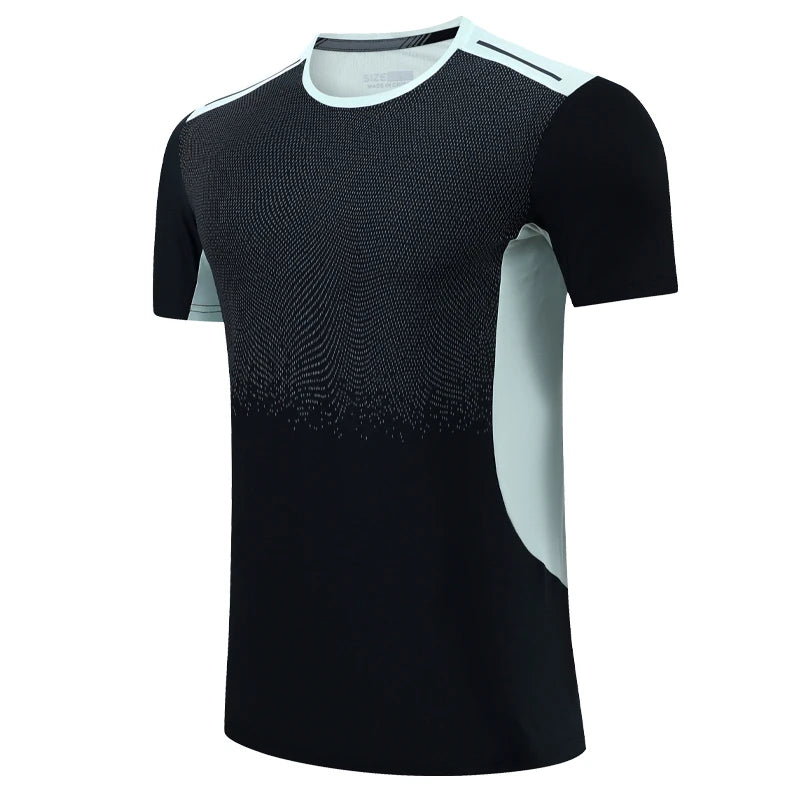 Print Sport Quick Dry Short Sleeves T-Shirt - JasrotaTees1005005938690554 - black - 3XL