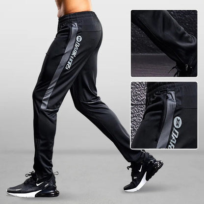 Men Zipper Pockets Trouser Sweatpant - JasrotaSports Pants1005005033764598 - black gray A2 - 2XL(170 - 175cm)