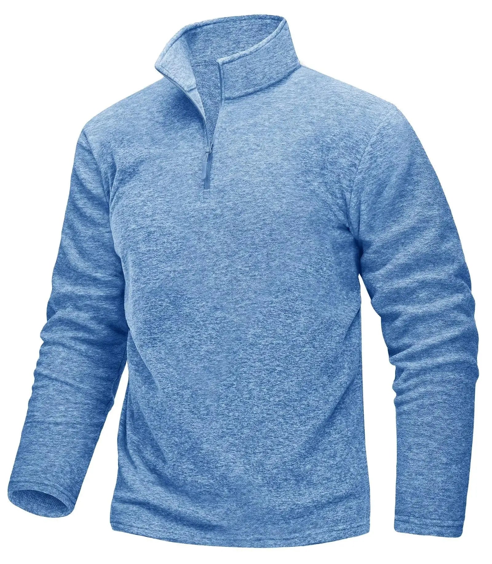 1/4 Zipper Collar Spring Fleece Sweaters For Men