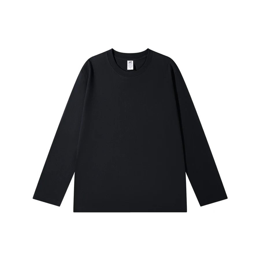 Women Long Sleeve O Neck Cotton Single Jersey T shirt - JasrotaTops1005007820559873 - black - XXXL