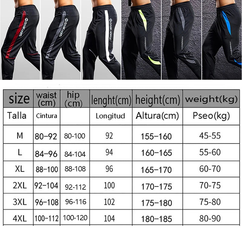 Men Zipper Pockets Trouser Sweatpant - JasrotaSports Pants1005005033764598 - black blue A3 - 2XL(170 - 175cm)