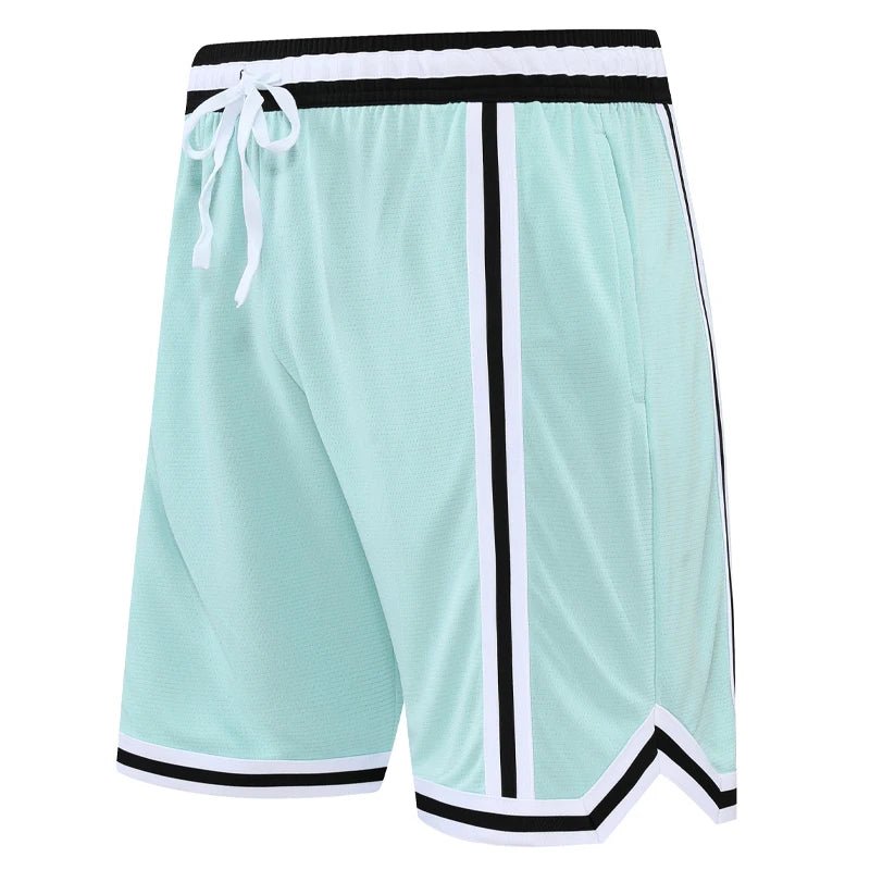 Men's Quick - Dry Loose Fit Basketball and Running Track Shorts - JasrotaSports Pants1005004773236957 - lightgreen - L