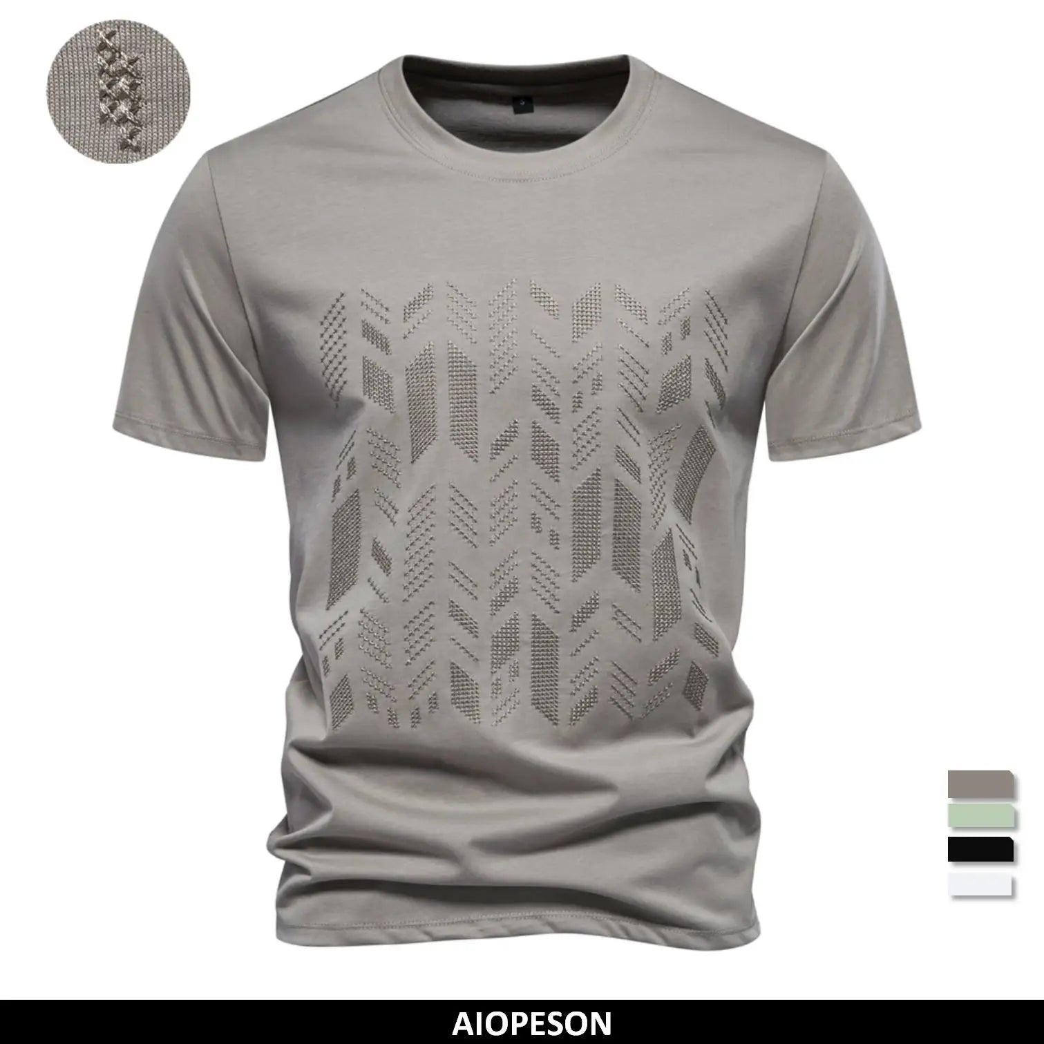 Summer Cool Cotton Blend T-Shirt for Men 