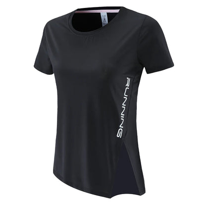 Woman Open Slim Short Sleeves Tee