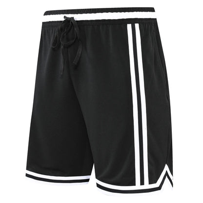 Men's Quick - Dry Loose Fit Basketball and Running Track Shorts - JasrotaSports Pants1005004773236957 - black - XL