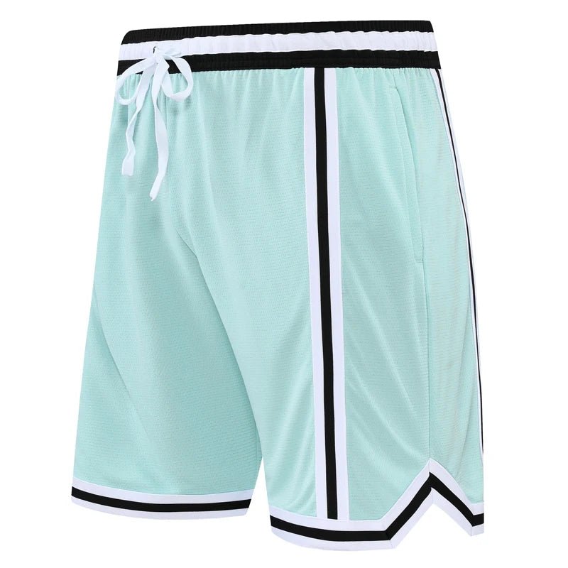 Men's Quick - Dry Loose Fit Basketball and Running Track Shorts - JasrotaSports Pants1005004773236957 - lightgreen - L