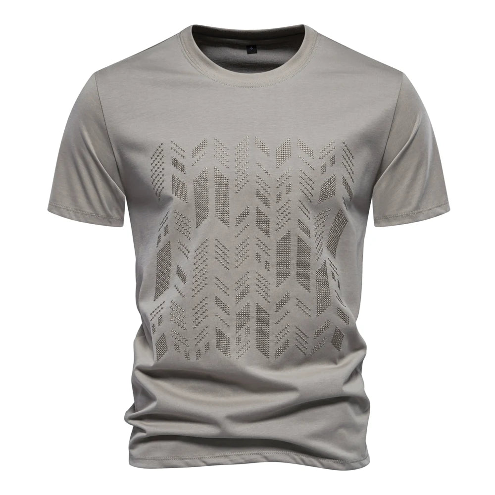 Summer Cool Cotton Blend T-Shirt for Men 