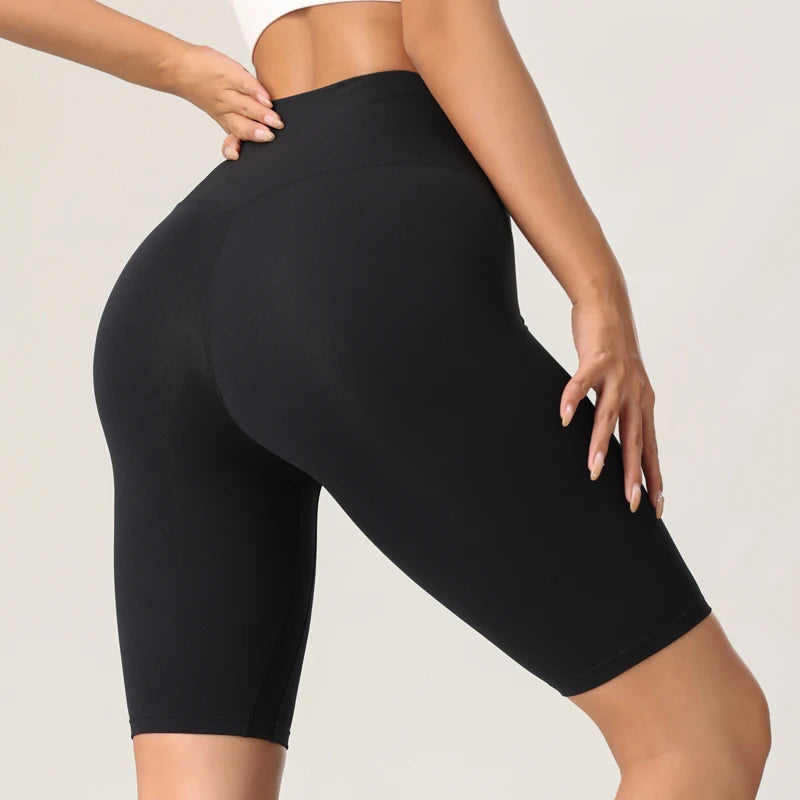 Women's Yoga High Waisted Hip Lifting Shorts